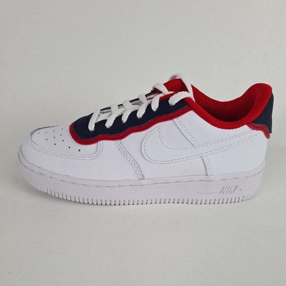 Nike Other - NIKE AIR FORCE 1 LV8 1 DBL White Sneakers Boys Shoes